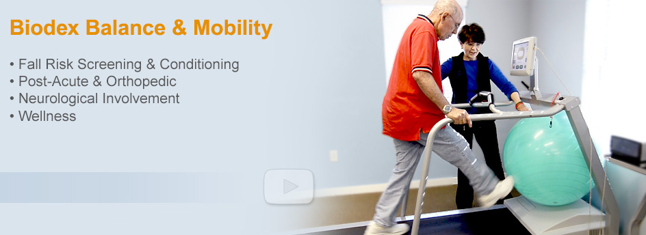 Biodex Balance & Mobility for Older Adults. Fall Risk Screening and Conditioning for Residents and Acute Care Patients... Adds WOW factor to sales tours