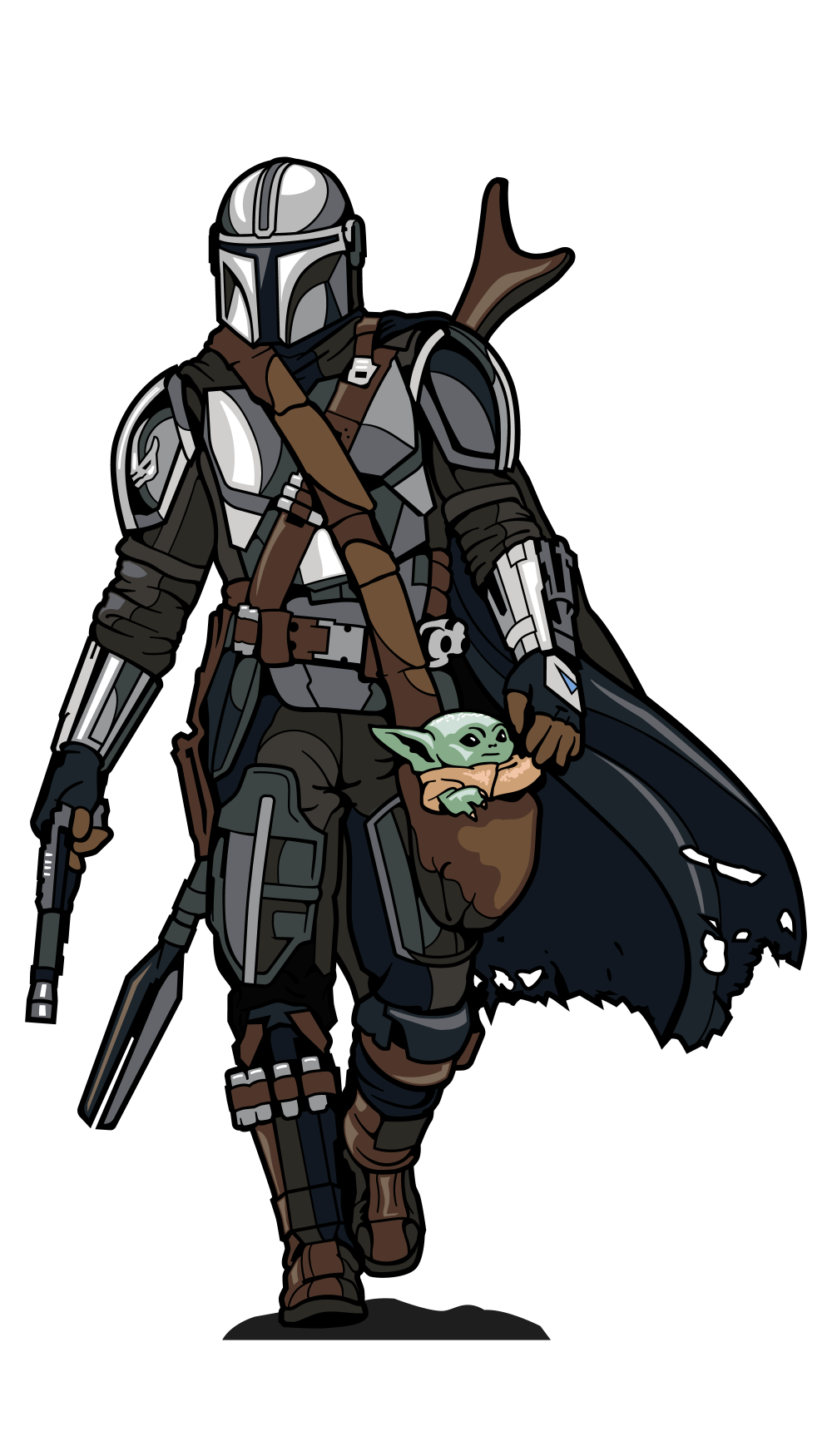 The Mandalorian with The Child