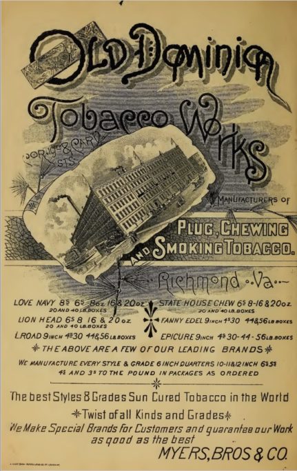 RVA Legends — Old Dominion Tobacco Works