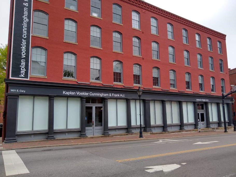 March 2020 — Asa Snyder ironfronts on the J. P. Winston Building, which as originally 101-107 South Fourteenth Street, no matter Kaplan Voekler Cunningham & Frank PLC’s current address