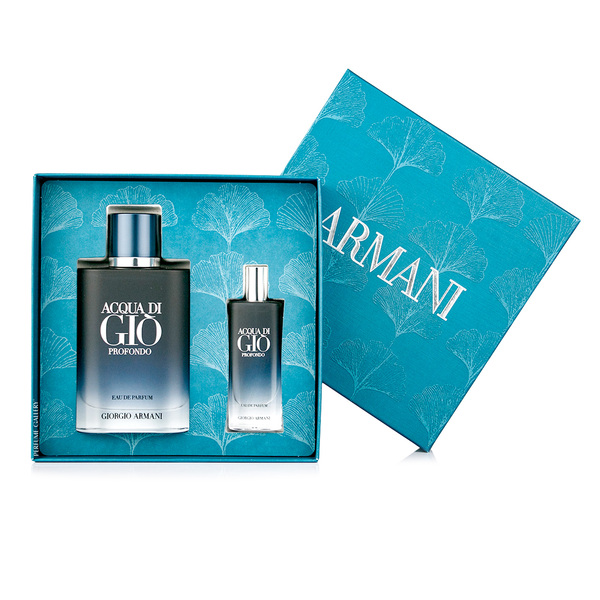 SET ACQUA DI GIO PROFONDO EDP 100ML + ACQUA DI GIO PROFONDO EDP 15ML