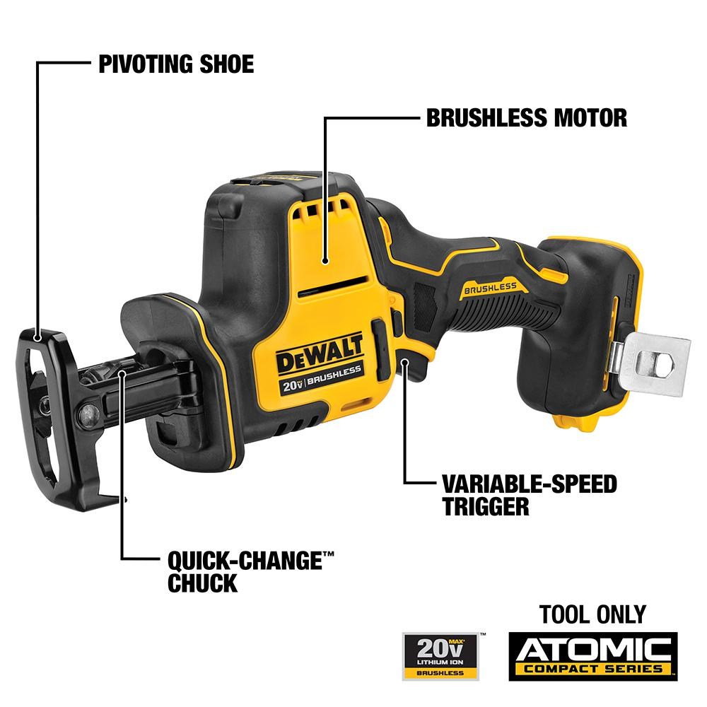new product / Dewalt 20v DCS367 Max Compact Brushless Reciprocating Saw