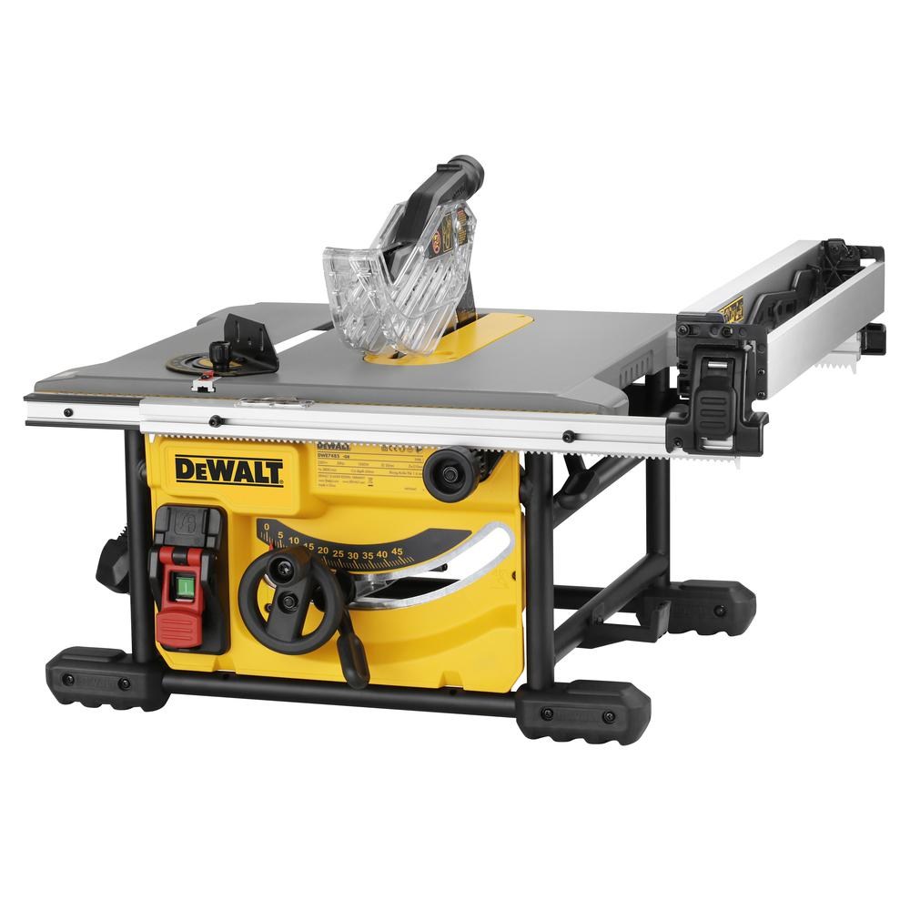 New DeWalt Compact 81/4" Jobsite Table Saw Model DWE7485 Dewalt Power Tool Forum Tools in