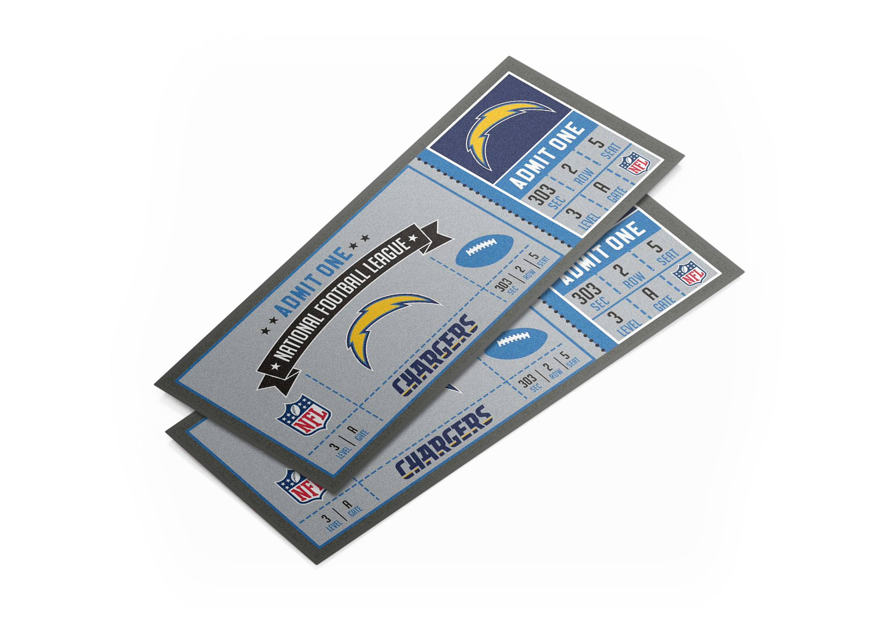 New tickets chargers