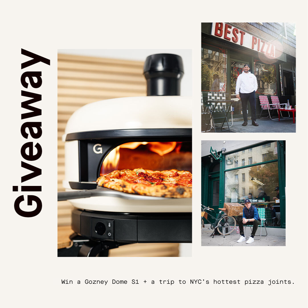 E 25/10 Win a trip to NYC & Gozney Dome S1 (Includes Flights