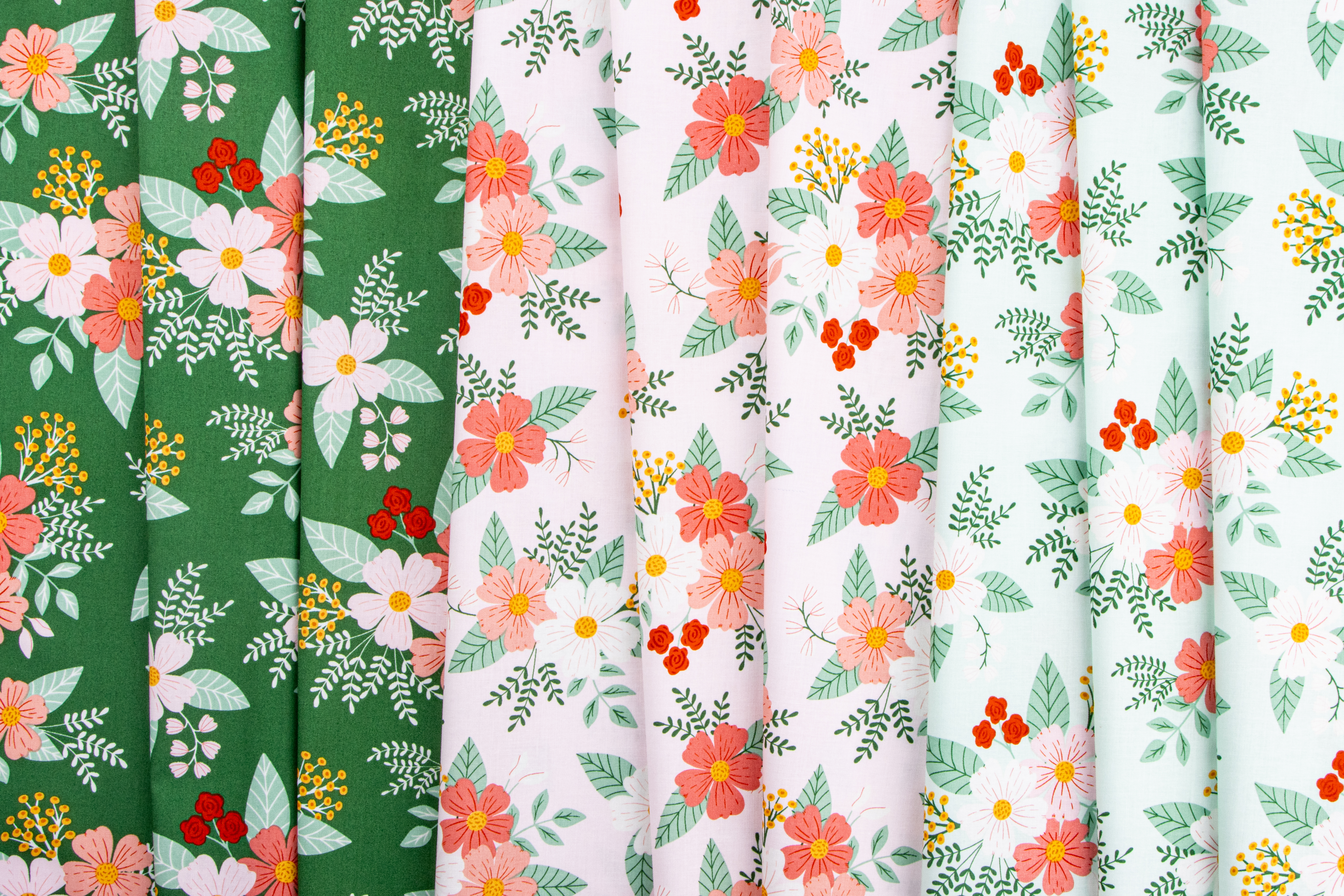 Meadow Moments floral quilting fabric by Riley Blake Designs