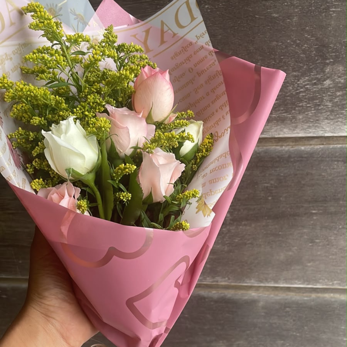 Buquê 6 rosas