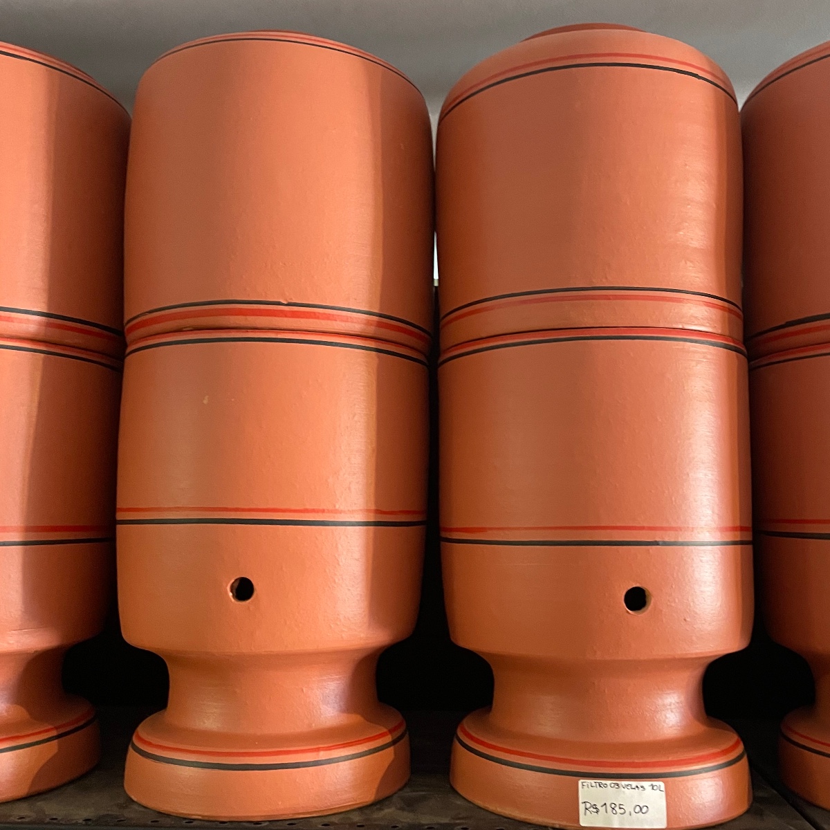 Filtro de cerâmica 10 litros para 3 velas