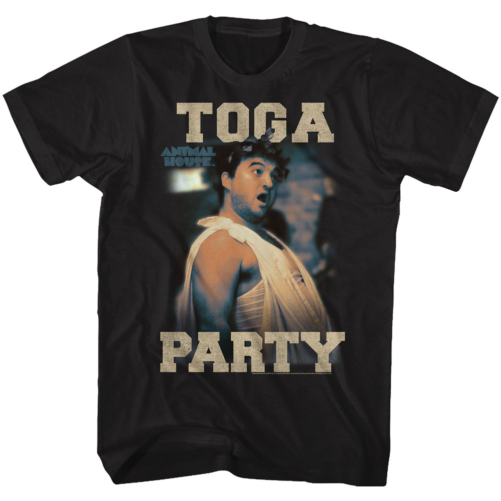 Animal House Tall T-Shirt Toga Party Animal Black Tee
