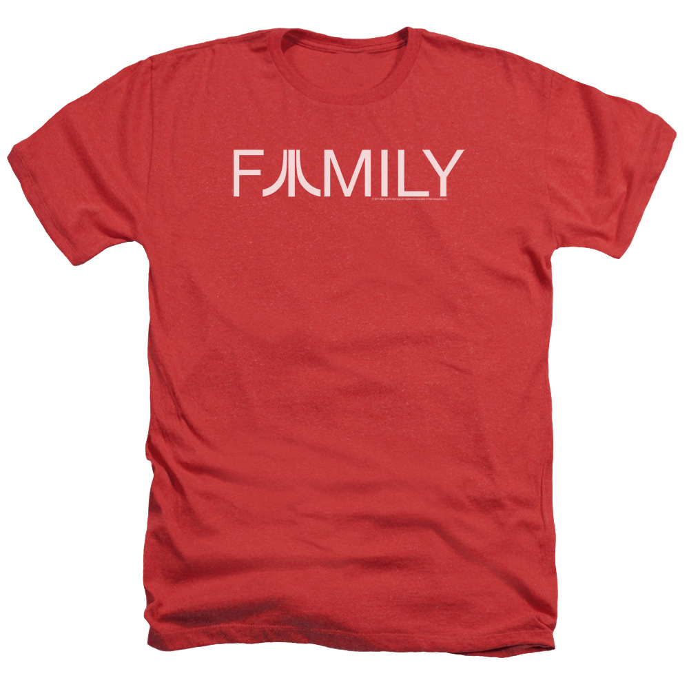 Atari Heather T-Shirt Family Logo Red Tee