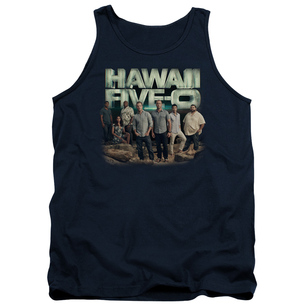 Hawaii 5 0 Tanktop Cast Navy Tank