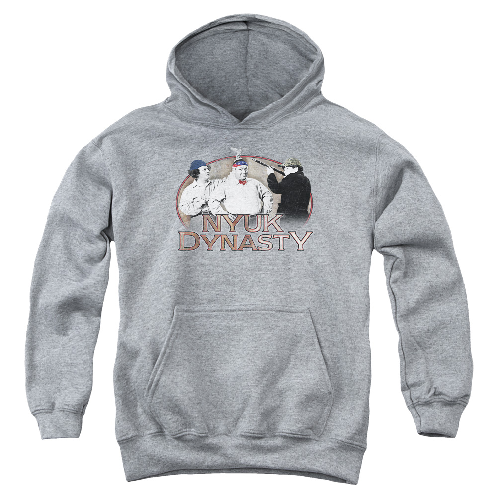 Three Stooges Kids Hoodie NYUK Dynasty Athletic Heather Hoody - Picture 2 of 2