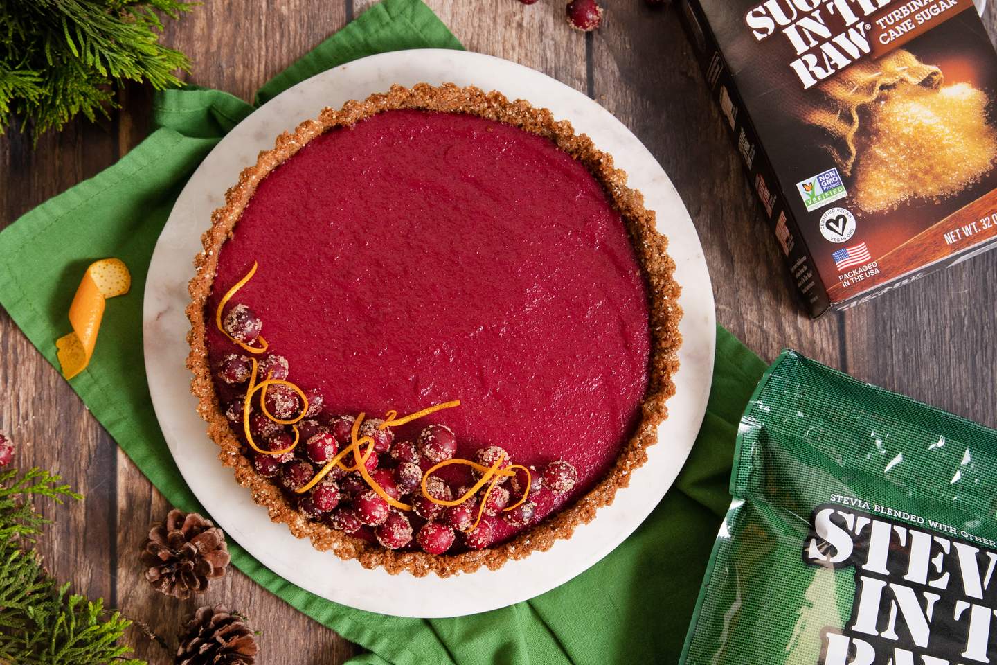 Cranberry Curd Tart