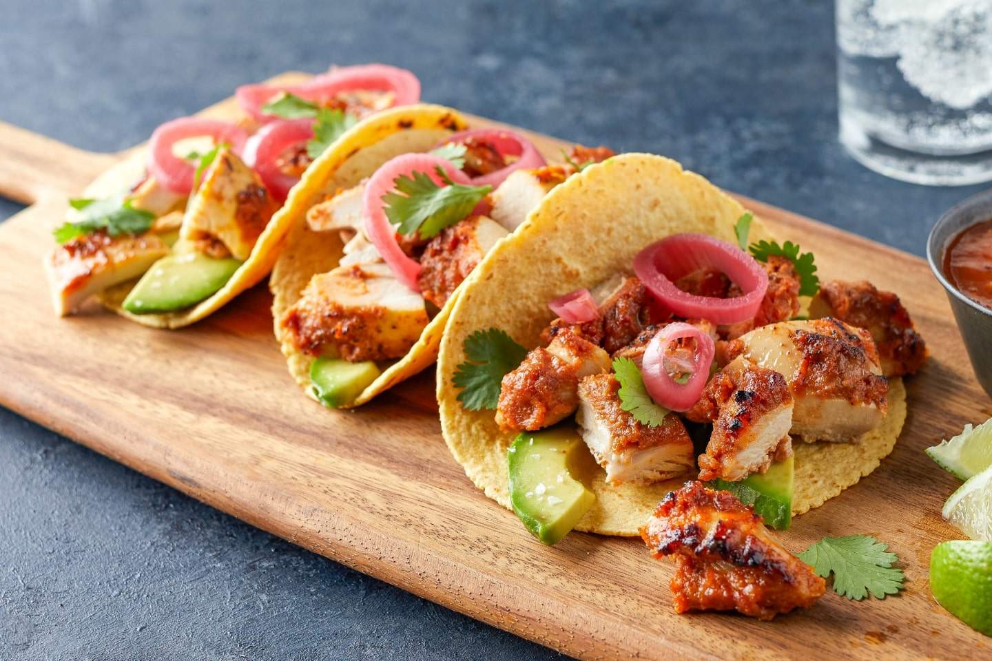 Chipotle Orange PB Chicken Tacos