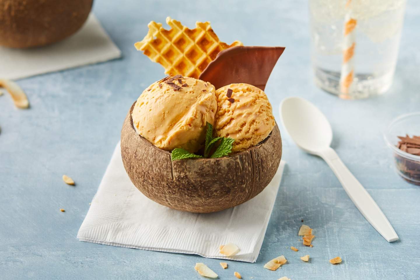 Sweet Potato Peanut Butter Ice Cream