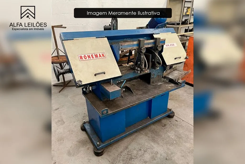 Itajubá (MG) - Serra Mecânica Marca Ronemak, modelo MR250. - Lote 03 do Edital