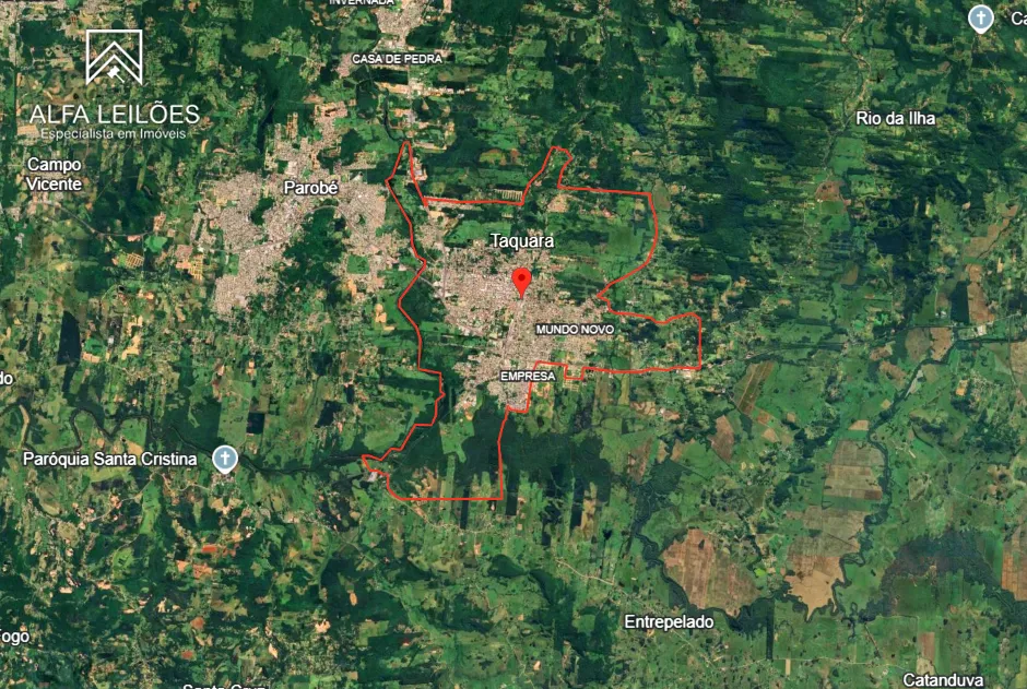 Leilão de Terreno em Taquara (RS)