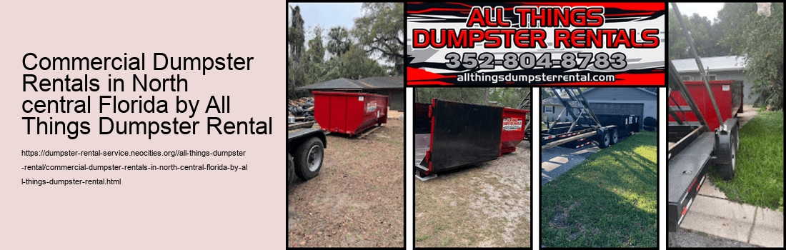 Commercial Dumpster Rental
