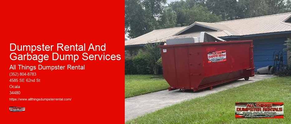 6 Yard Dumpster Rental Prices