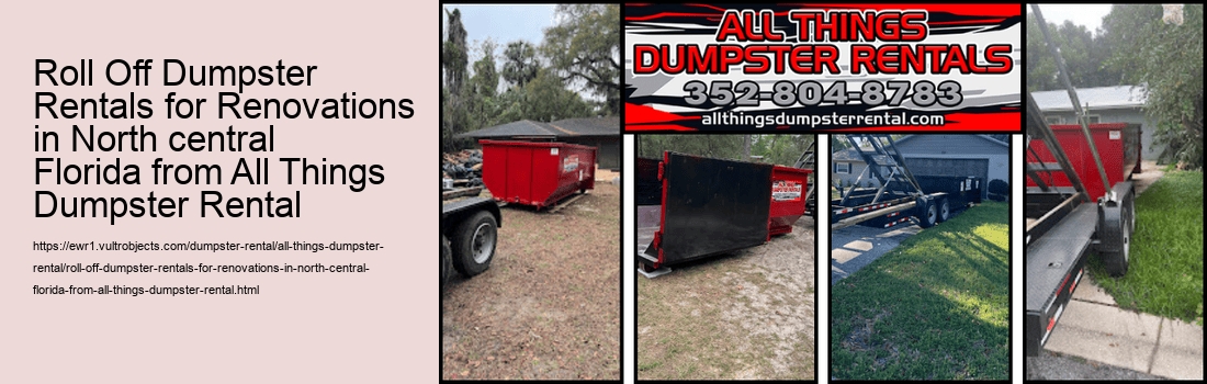 Roll Off Dumpster Rental