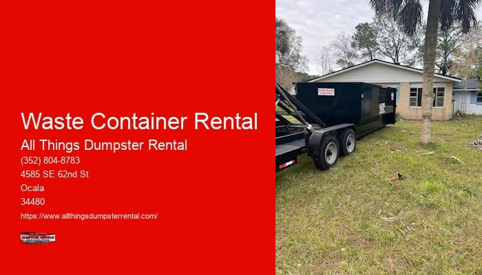 4 Yd Dumpster Rental