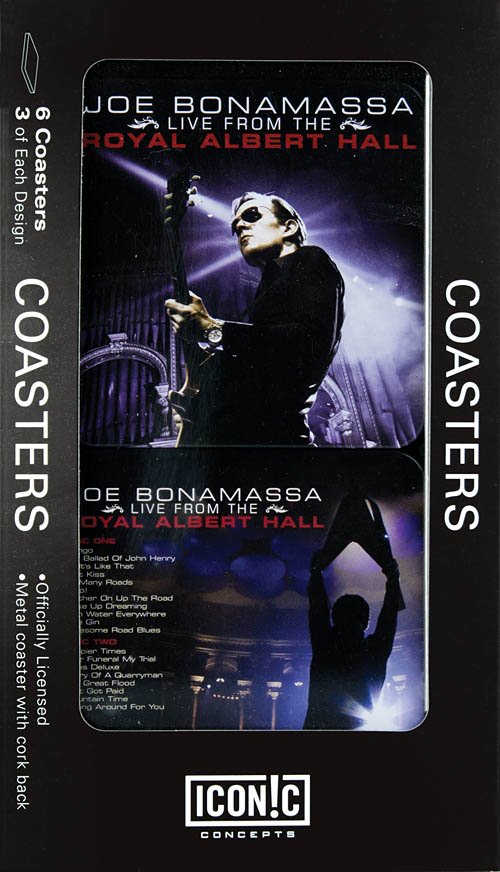 Joe Bonamassa Tin Coaster Set – Royal Albert Hall