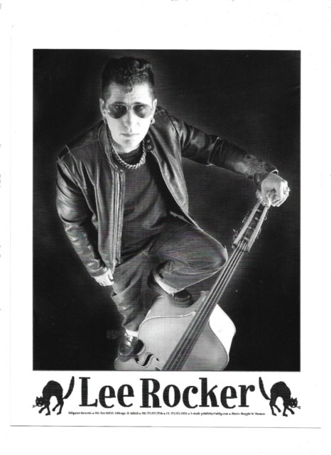 Lee Rocker Sticker Publicity Photo of Lee Rocker - Alligator Records - Genuine Houserockin ...