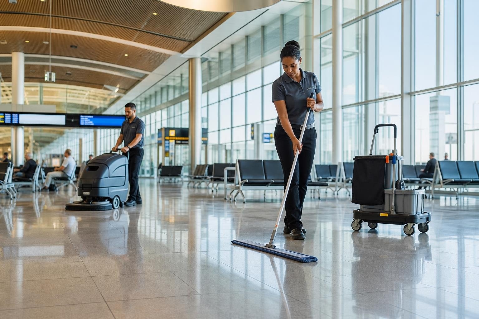Reliable Cleaning for Airports and Transportation Facilities