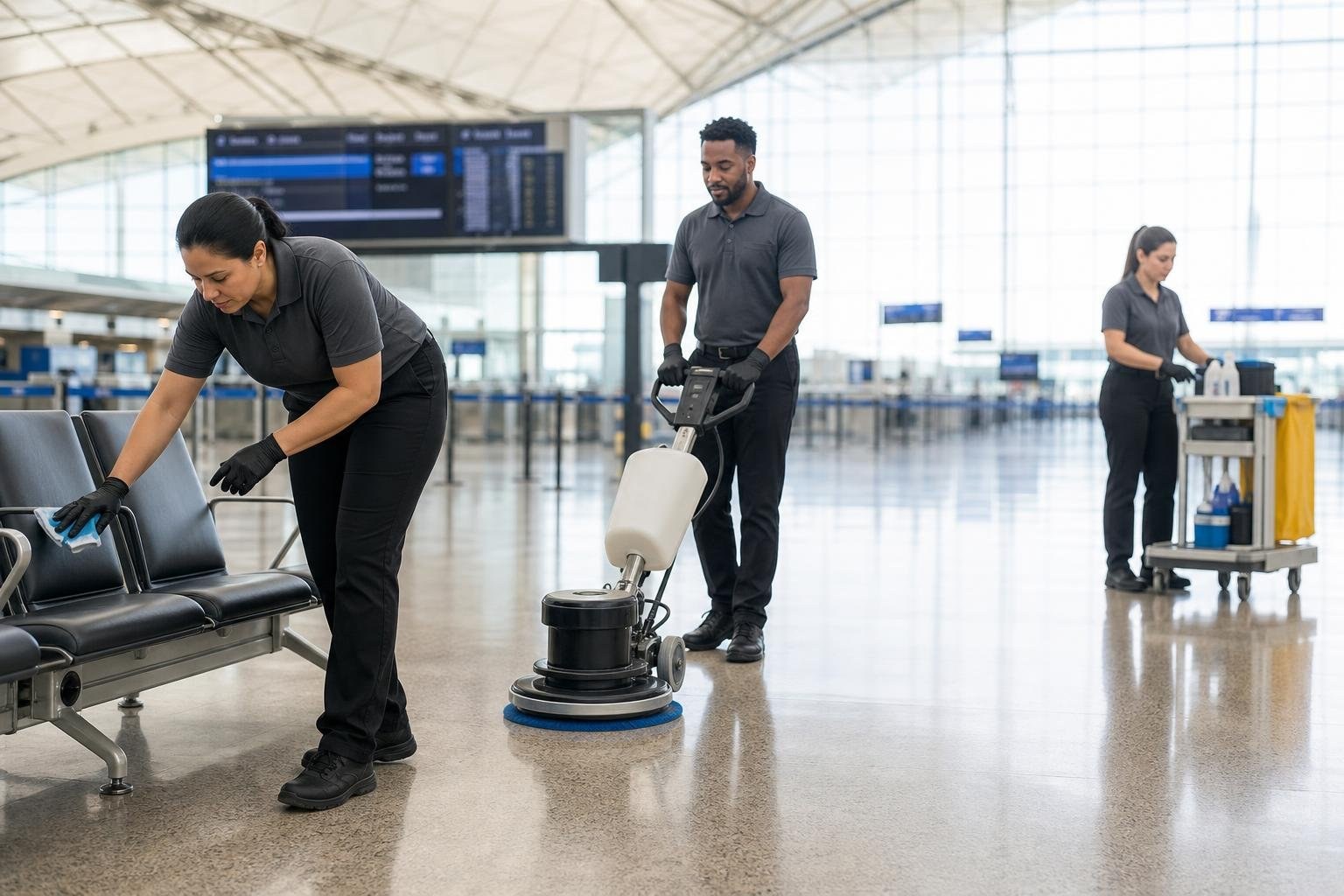 Commercial Airport Cleaning in Fremont, California
