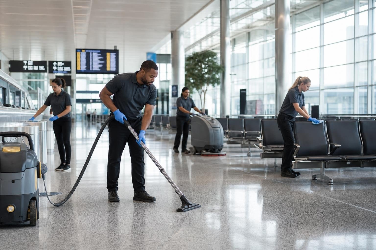 Professional Airport and Transportation Facility Cleaning