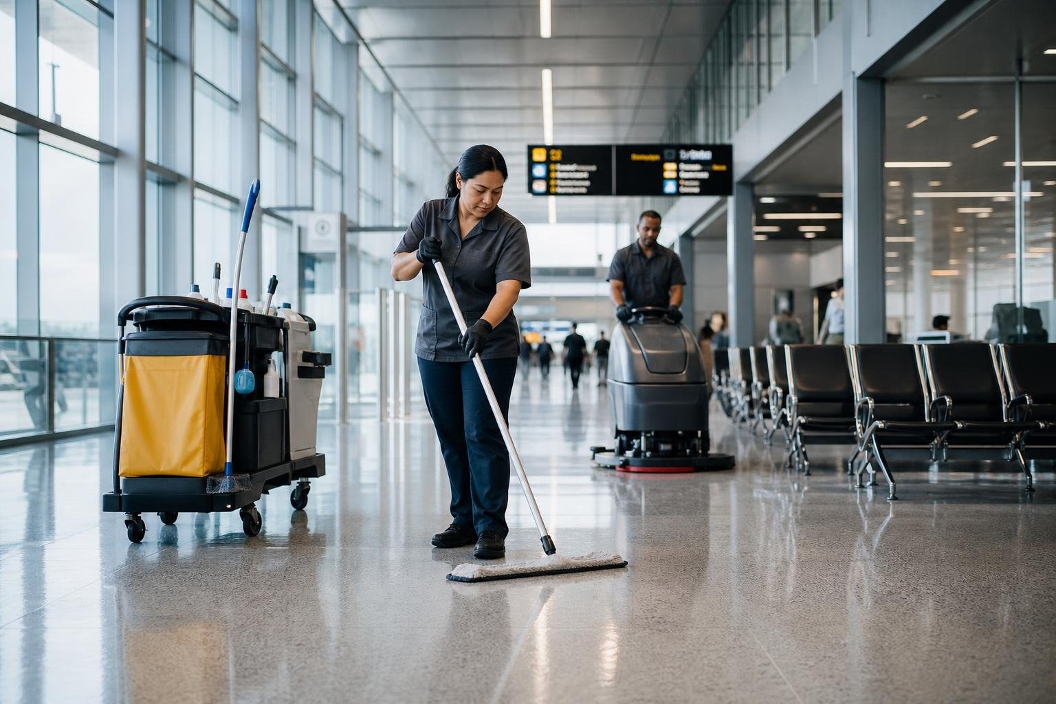 Transportation Facility Cleaning Services in Oakland, California