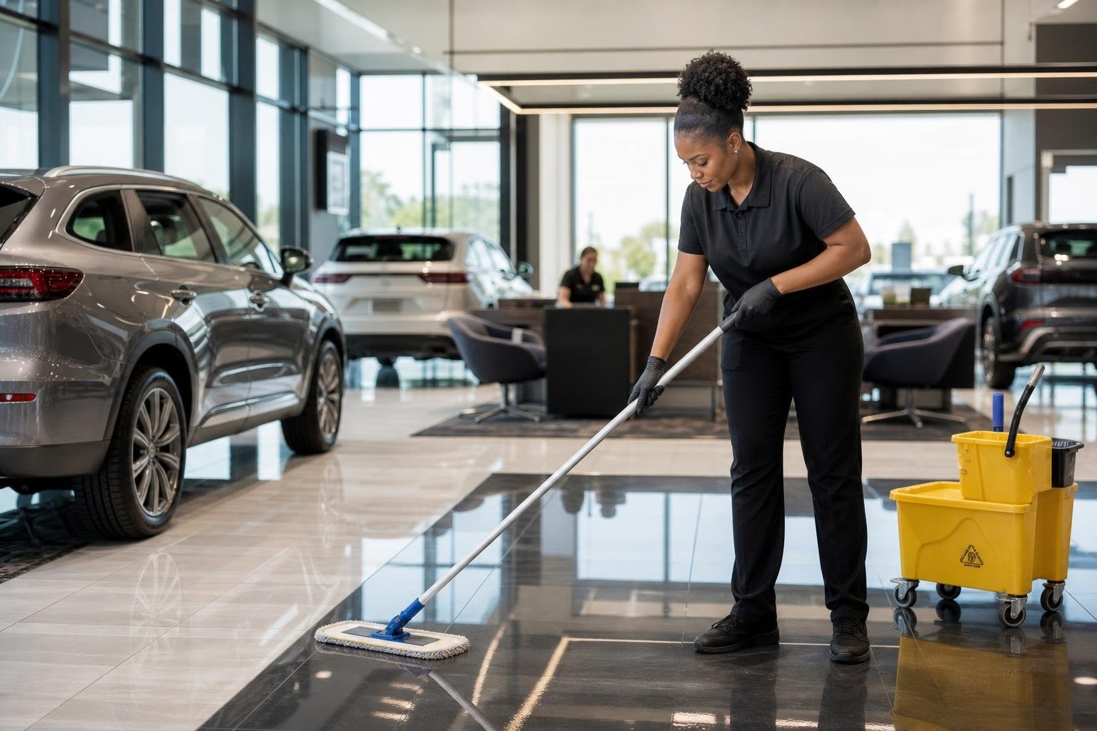 Auto Dealership Cleaning