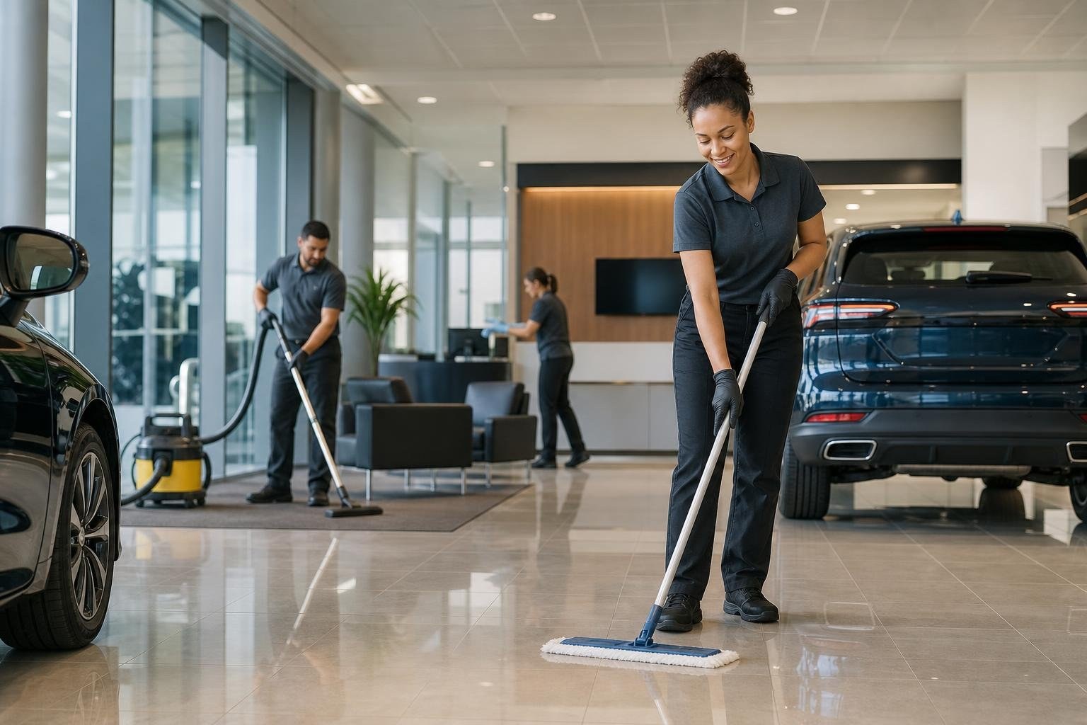 Auto Dealership Cleaning Built Around Your Facility