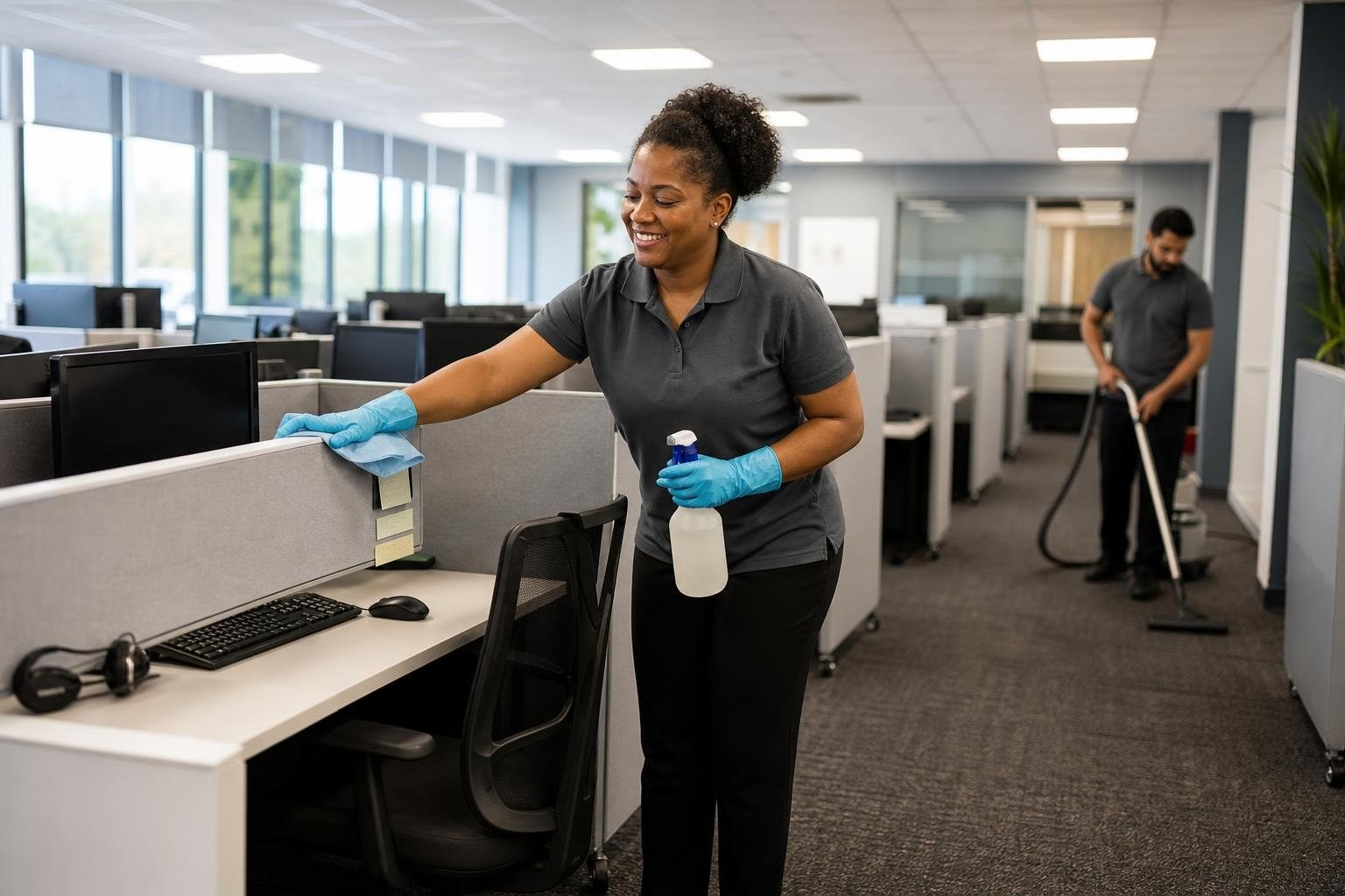 Call Center Cleaning for Busy High-Occupancy Workplaces