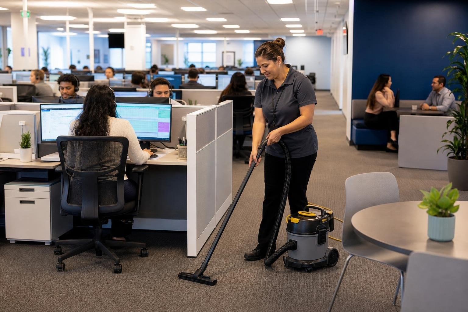 Call Center Cleaning for Busy High-Occupancy Workplaces