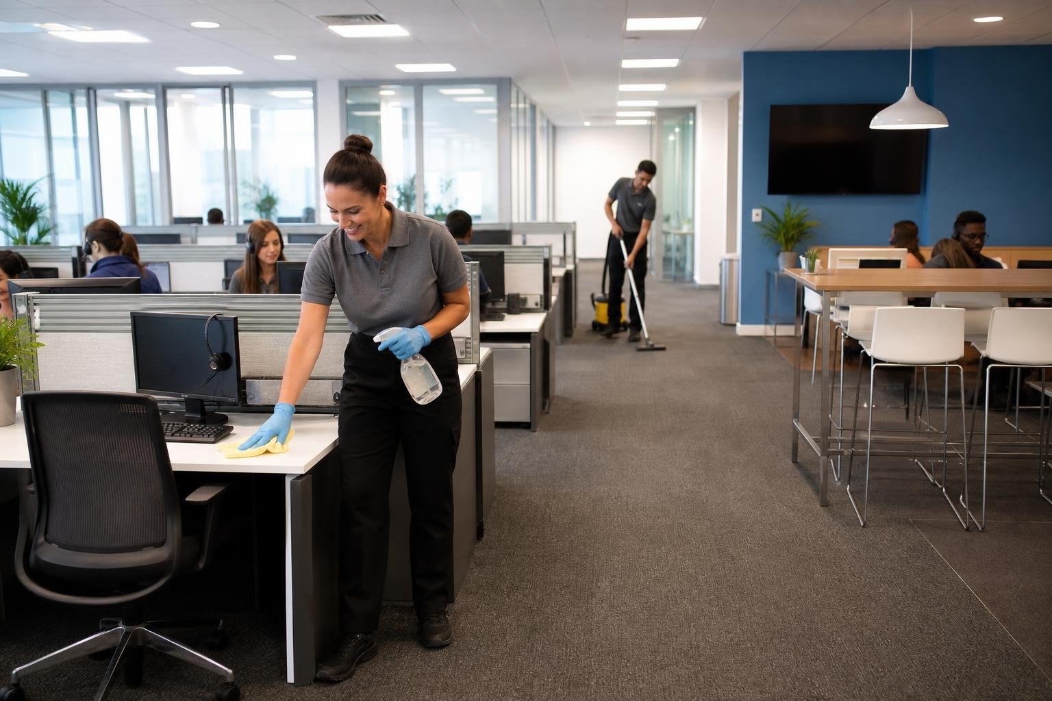 Professional Call Center Cleaning in Long Beach, California