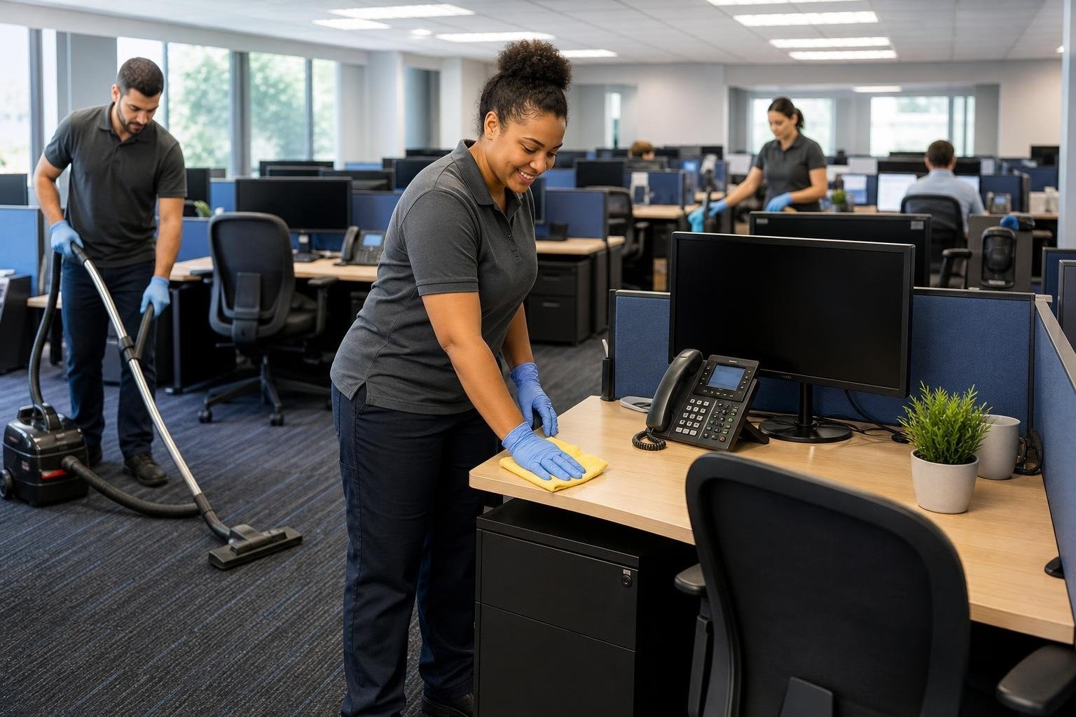 Professional Contact Center Facility Cleaning in Houston, Texas