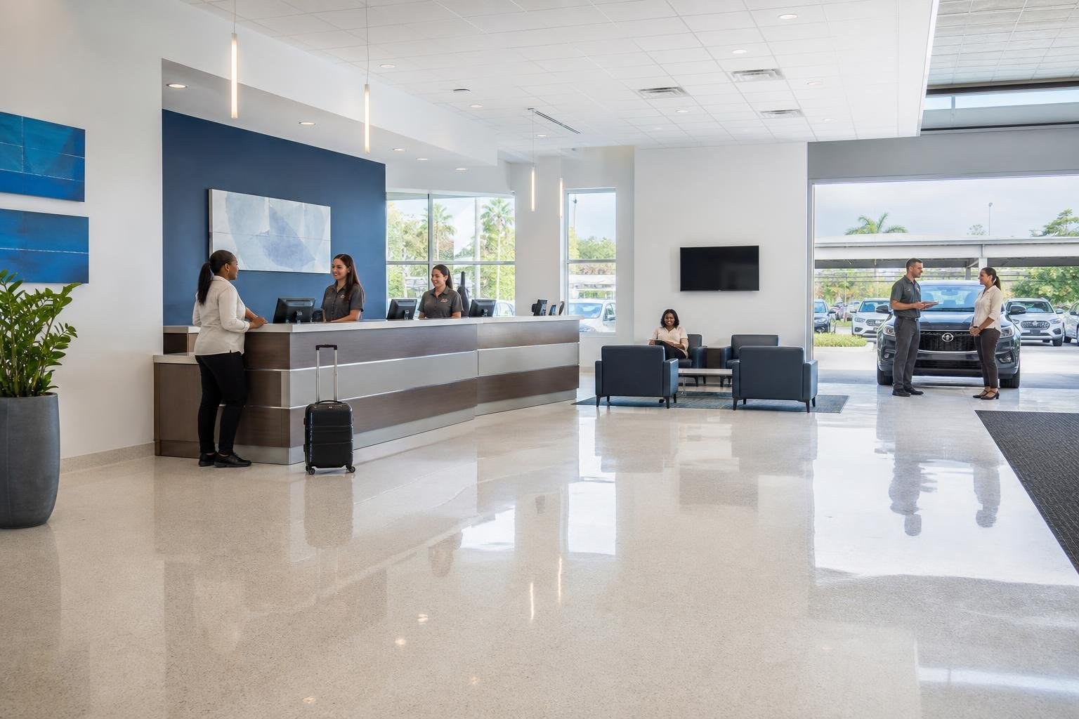 Rental Car Facility Cleaning Services in San Diego, California