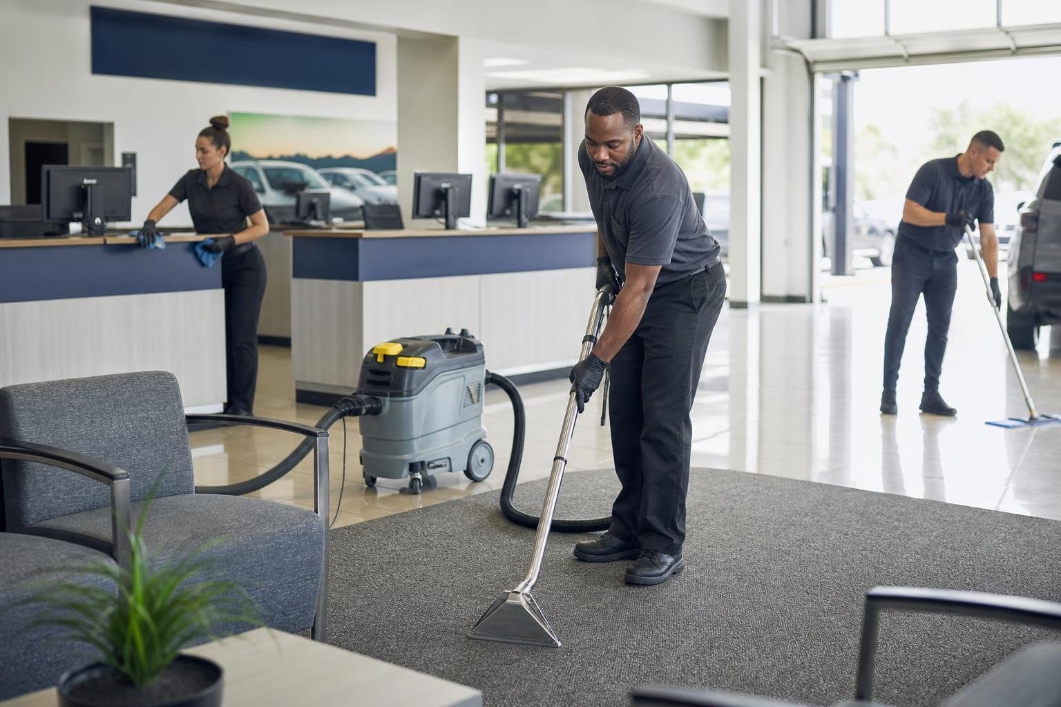Professional Cleaning for Car Rental Facilities in Plano, Texas