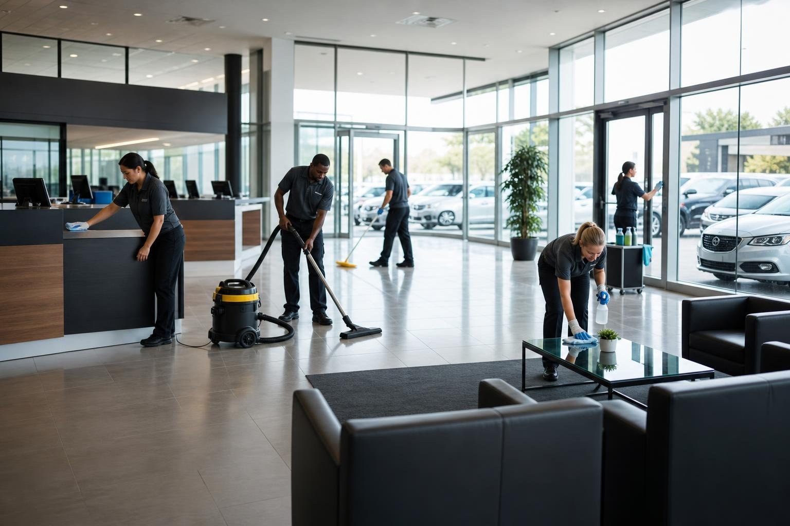 Reliable Cleaning for Car Rental Facilities