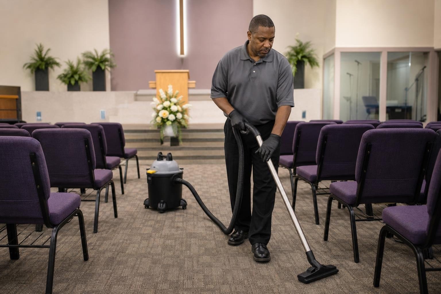 Professional Religious Facility Cleaning Built Around Your Schedule