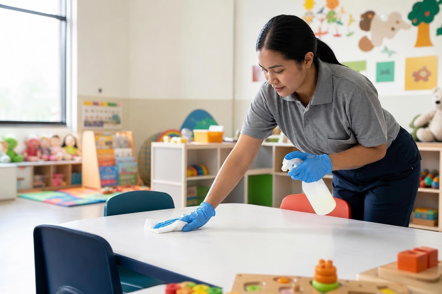 Commercial Daycare Cleaning for Busy Childcare Facilities