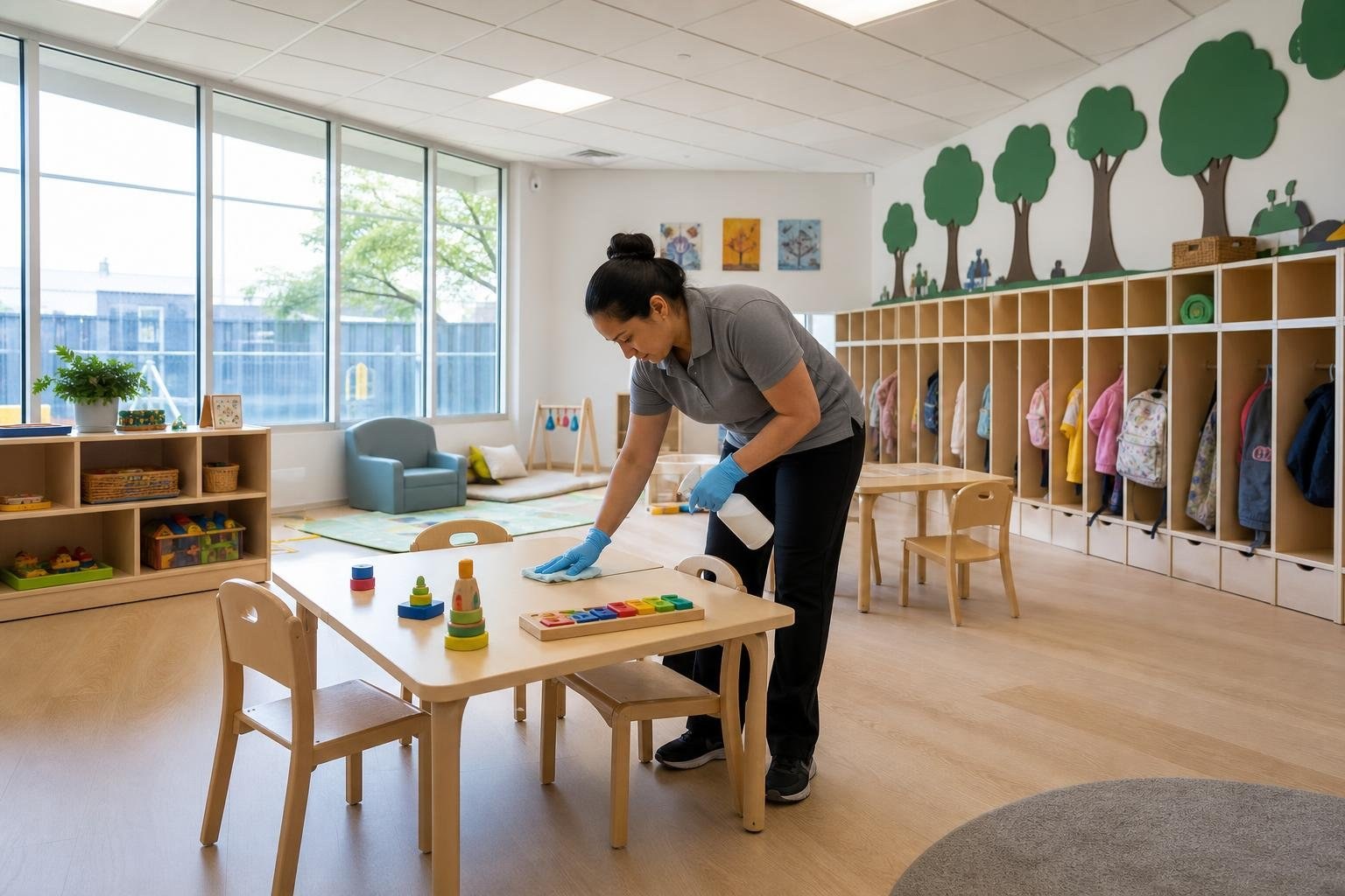 Reliable Daycare Cleaning Built Around Your Schedule