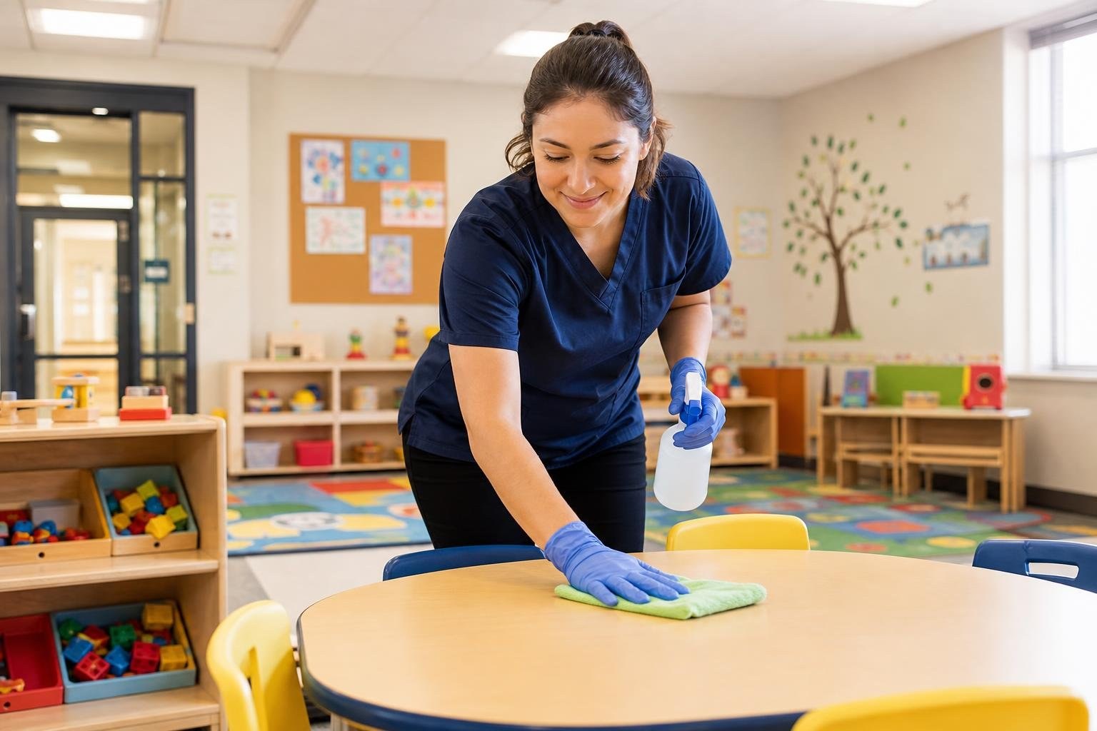 Reliable Daycare Cleaning Built Around Your Schedule