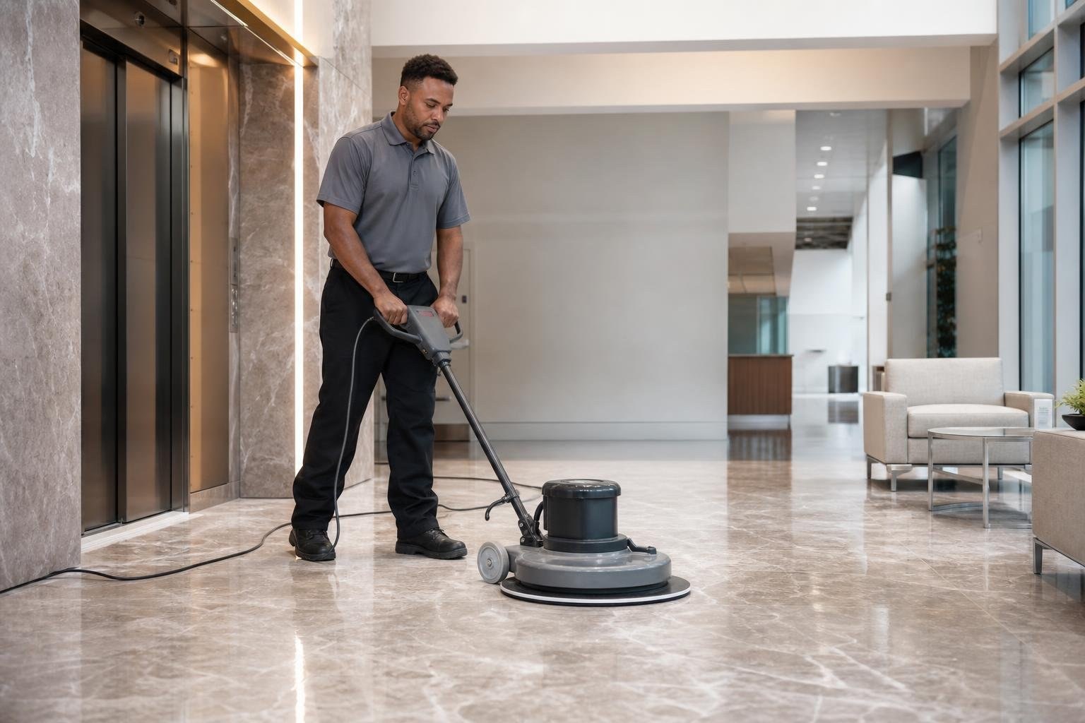 Commercial Floor Cleaning That Supports a Better Impression