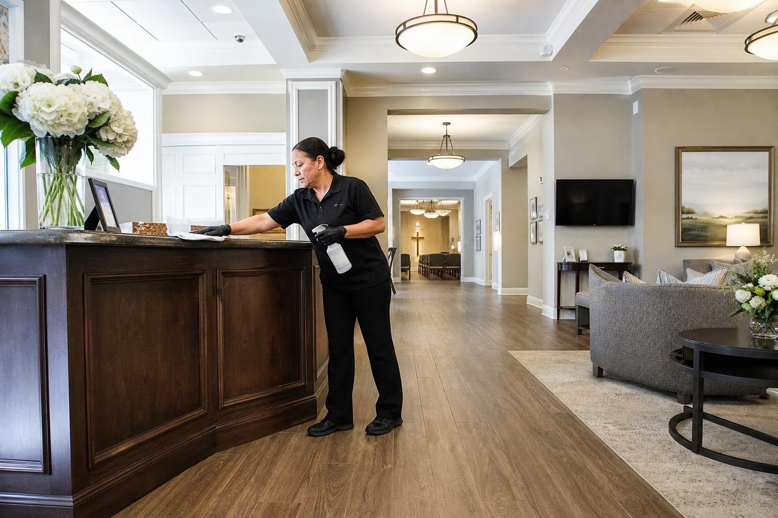Reliable Cleaning for Funeral Homes and Memorial Facilities