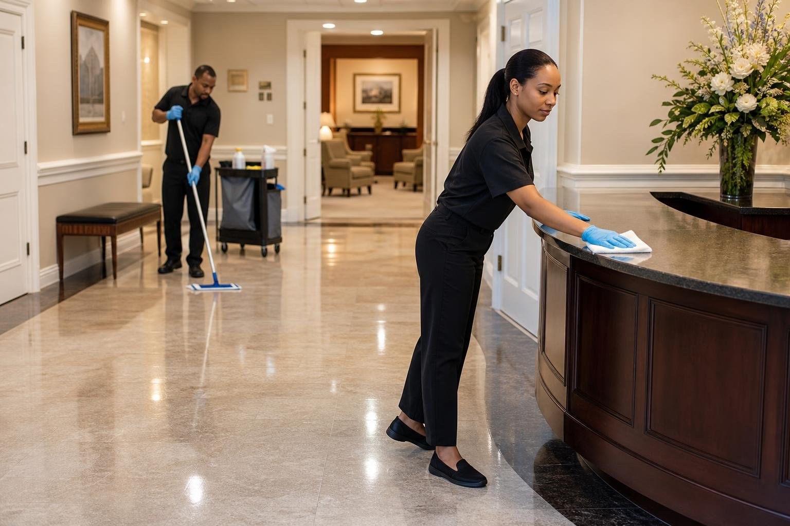 Cleaning for Funeral Homes and Chapels in Galveston, Texas