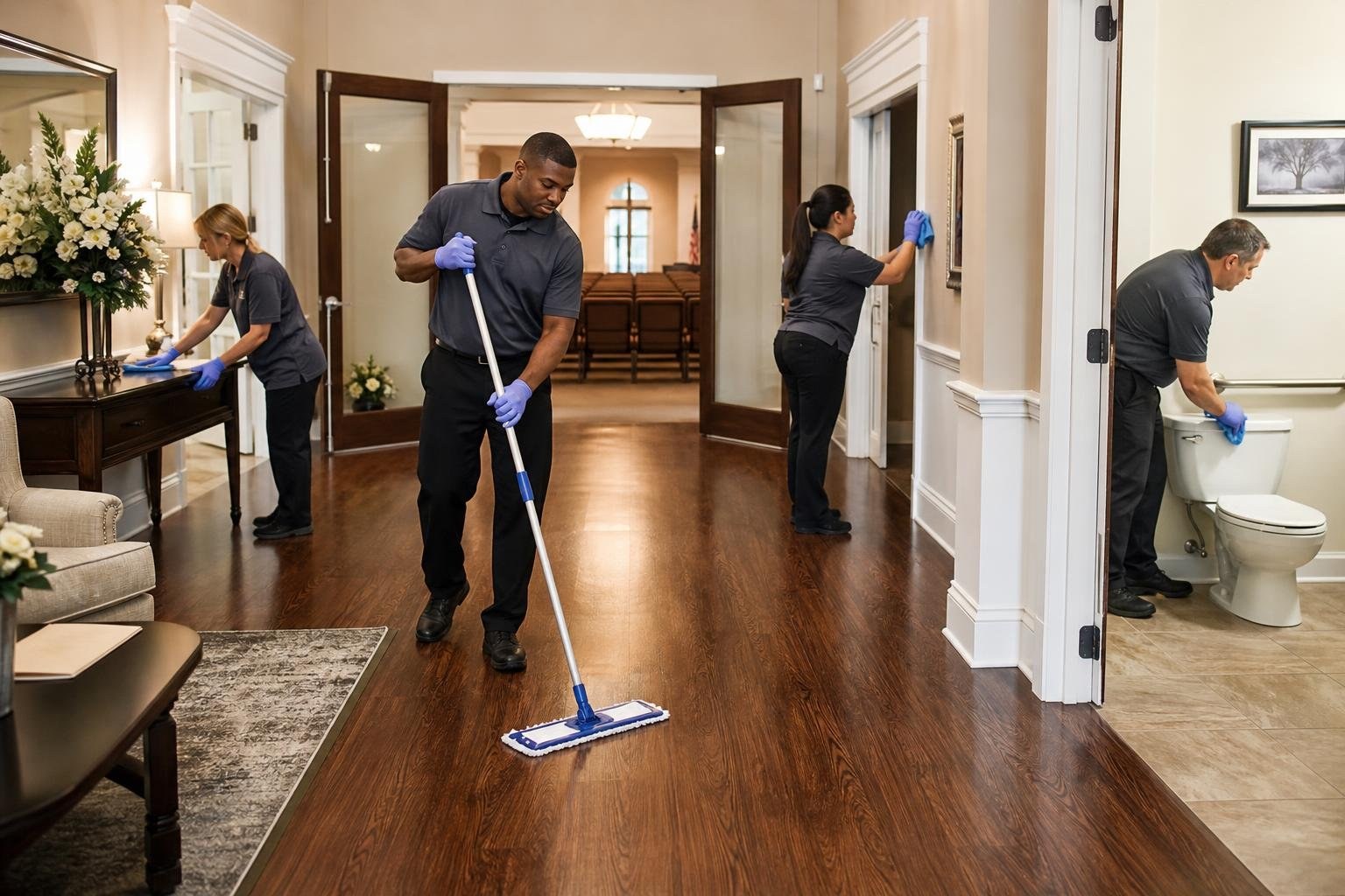 Professional Cleaning for Funeral Homes in League City, Texas