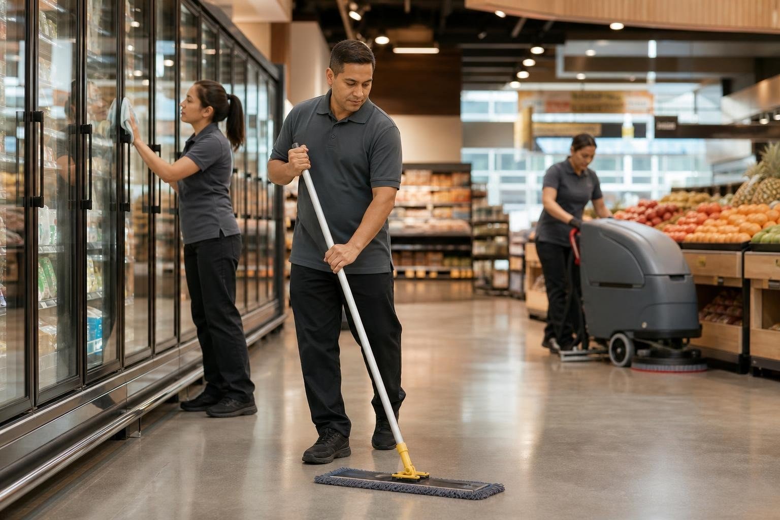 Reliable Cleaning for Grocery Stores and Supermarkets
