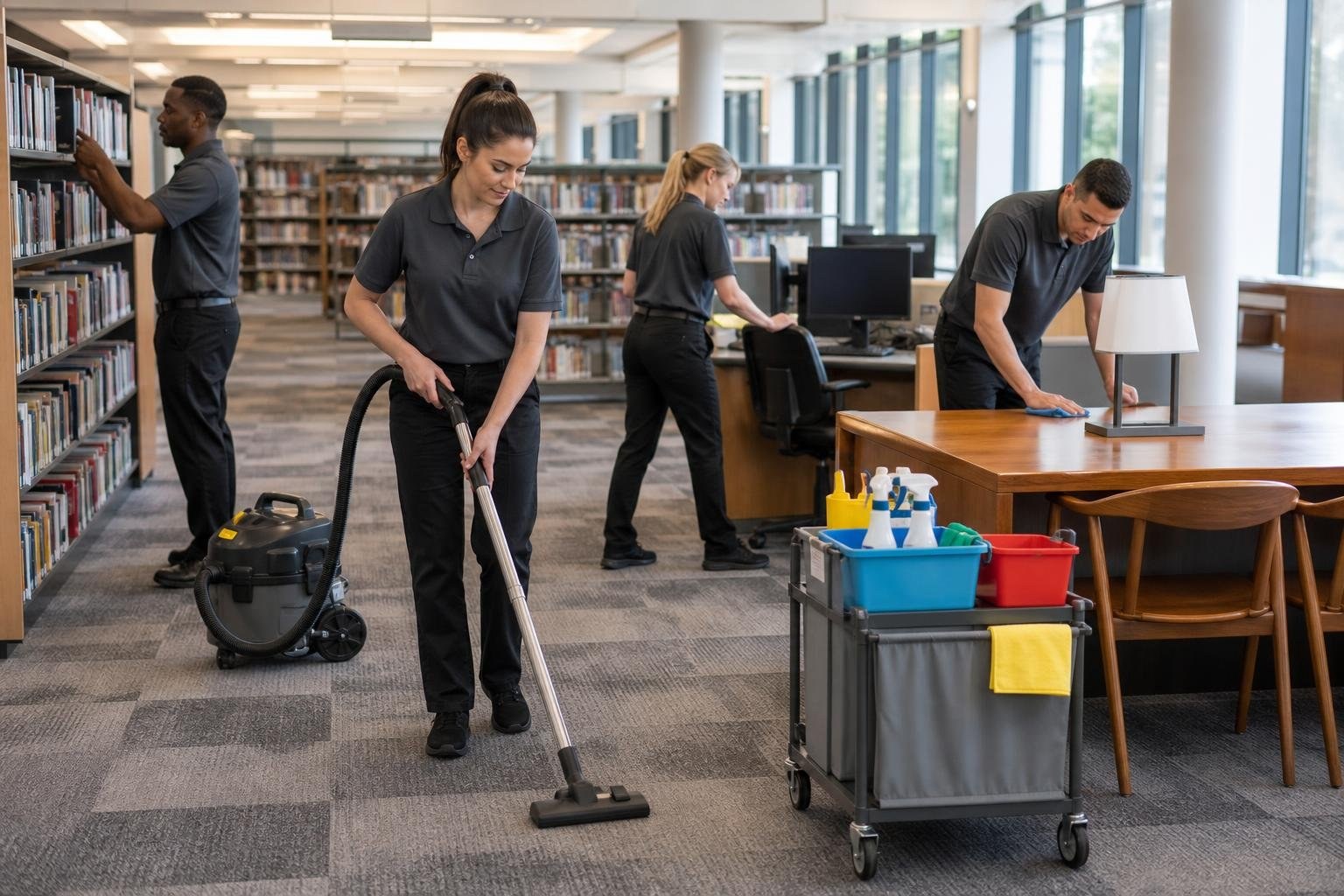 Dependable Library Cleaning in Houston, Texas
